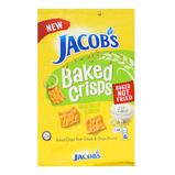 JACOBS BAKED CRISPS SOUR CREAM 229G