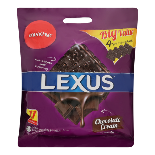 LEXUS SALTED CHOCOLATE SANDWICH 418G