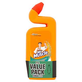MR. MUSCLE ADVANCED TOILET CLEANER 500ML X 2