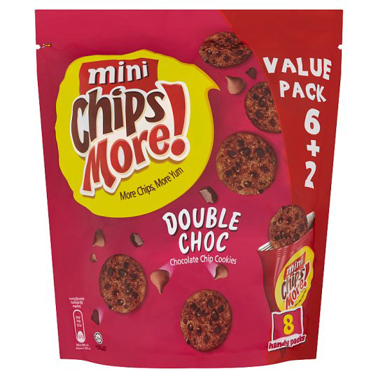 CHIPSMORE DOUBLE CHOCOLATE HANDY MULTIPACK 28G X 8S
