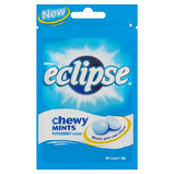 ECLIPSE CHEWY MINTS PEPPERMINT 45G