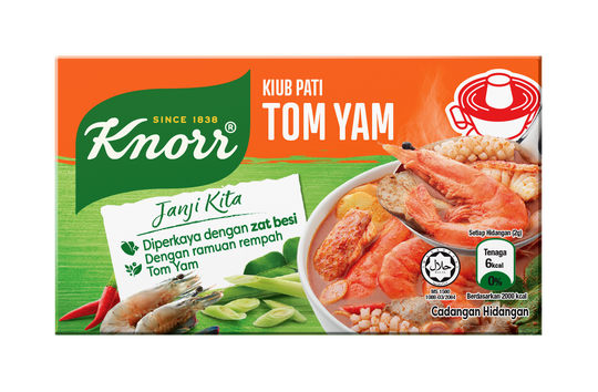 KNORR TOM YAM STOCK CUBE 6 CUBES