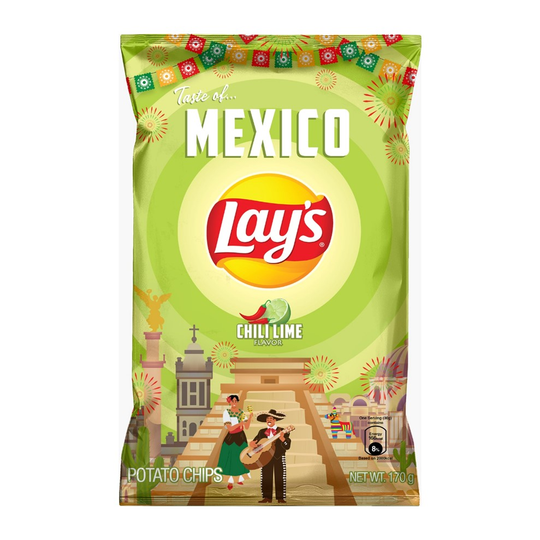 LAYS CHILI LIME 170G