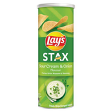 LAYS MY STAX SOUR CREAM AND ONION 135G