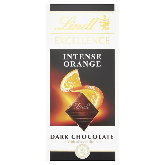 LINDT EXCELLENCE INTENSE ORANGE CHOCOLATE 100G