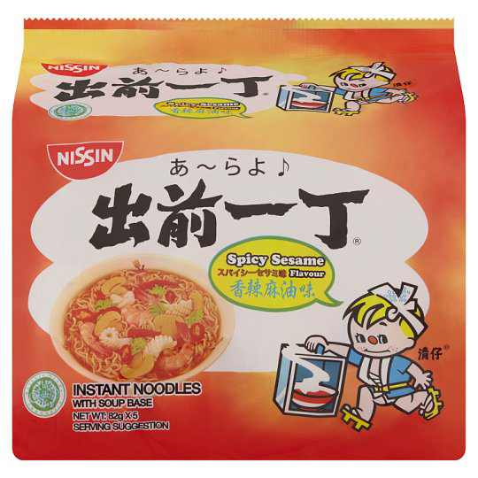 NISSIN INST NDL SPICY SESAME 5X86G