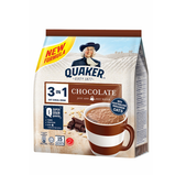 QUAKER 3 IN 1 OAT CEREAL DRINK CHOCOLATE 15 SACHETS X 28G
