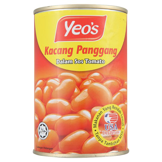 YEOS BAKED BEAN IN TOMATO SAUCE 425G